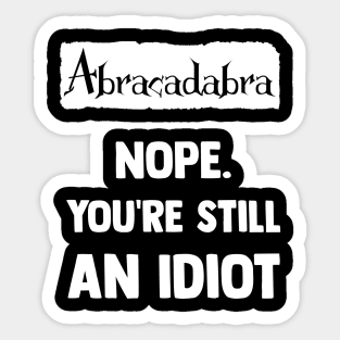 Abracadabra Sticker